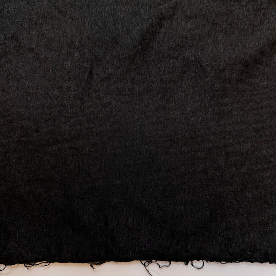 Put Differences Aside - Jersey Hemp Blend Knit - Black - 1.3M Bundle - True Deadstock fabric Fabric by private - Sustainable Textile | FABCYCLE