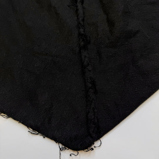 Put Differences Aside - Jersey Hemp Blend Knit - Black - 1.3M Bundle - True Deadstock fabric Fabric by private - Sustainable Textile | FABCYCLE