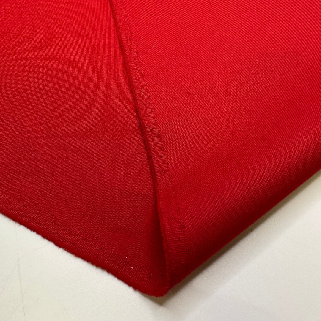 Put On Your Sunscreen - Poly Woven - Red - 2M Bundle - True Deadstock fabric Fabric by private - Sustainable Textile | FABCYCLE
