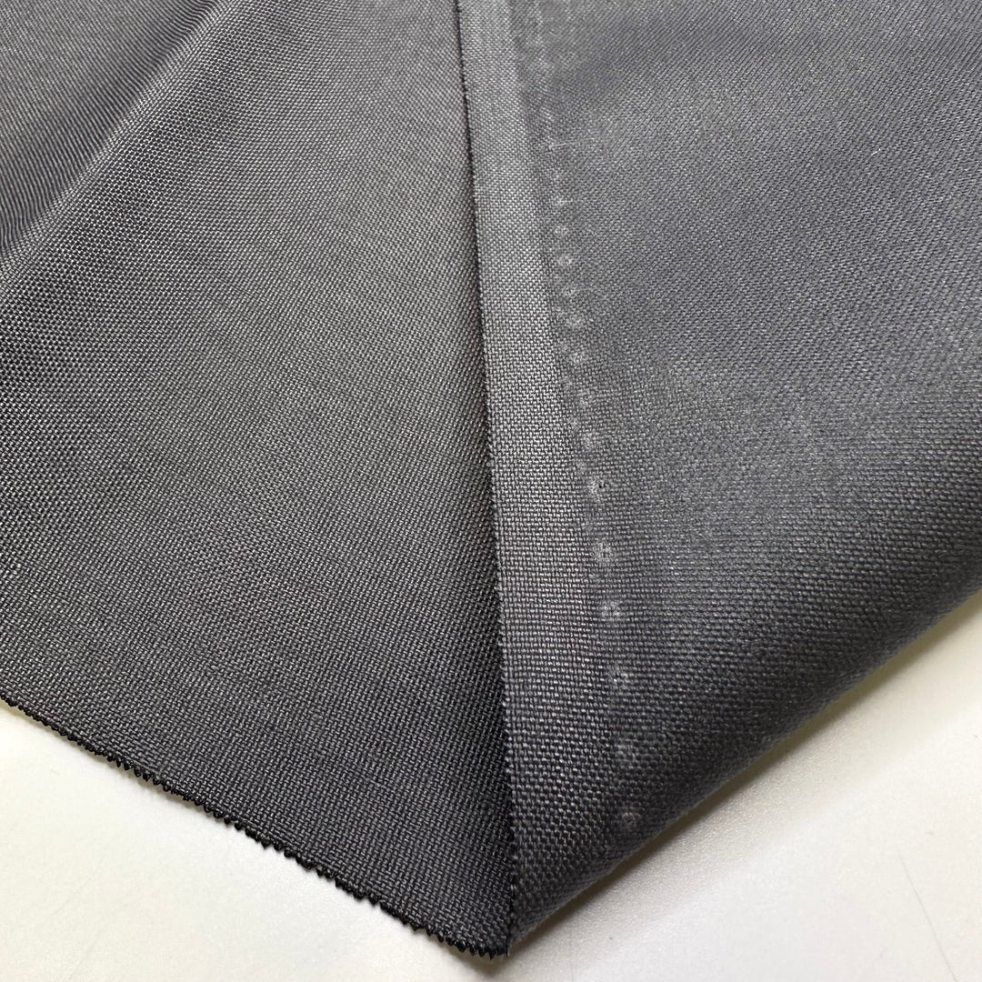 Put The Awe In Awning - Goretex Polyester Blend Woven - Dark Grey - 1M Bundle - True Deadstock fabric Fabric by private - Sustainable Textile | FABCYCLE