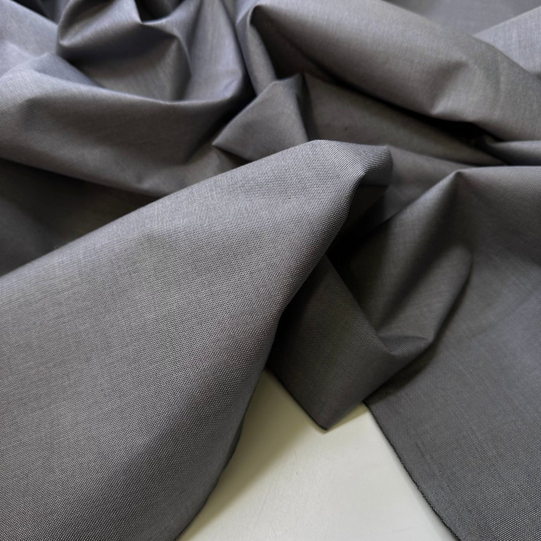 Put The Awe In Awning - Goretex Polyester Blend Woven - Dark Grey - 1M Bundle - True Deadstock fabric Fabric by private - Sustainable Textile | FABCYCLE