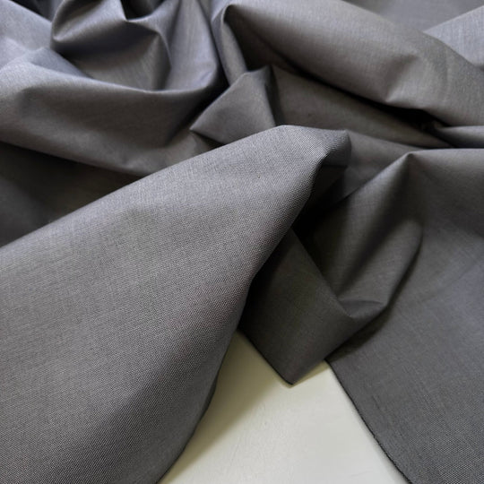 Put The Awe In Awning - Goretex Polyester Blend Woven - Dark Grey - 1M Bundle - True Deadstock fabric Fabric by private - Sustainable Textile | FABCYCLE