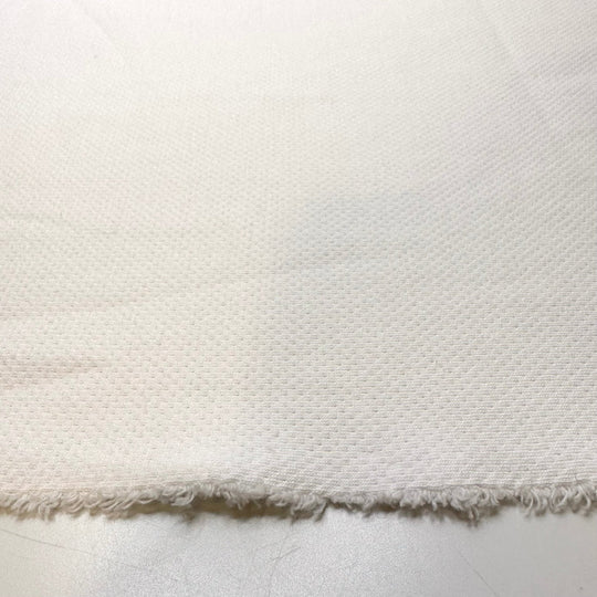 Putting Up Decorations - Double Knit Interlock Natural Blend Knit - White - Bundles - True Deadstock fabric Fabric by private - Sustainable Textile | FABCYCLE