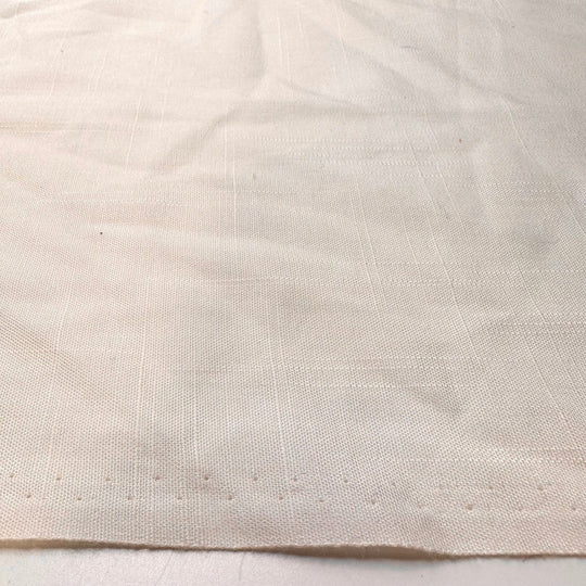 Putting Up Fliers - Polyester Blend Woven - Cream - 2.95M Bundle - True Deadstock fabric Fabric by private - Sustainable Textile | FABCYCLE