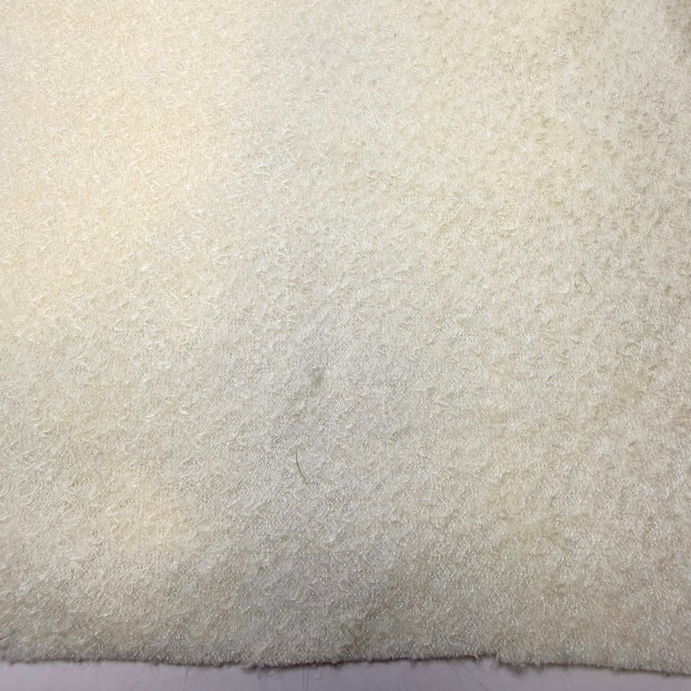 Quality Time With The Family - Crepe Wool Woven - Cream - 1.9M Bundle - True Deadstock fabric Fabric by private - Sustainable Textile | FABCYCLE