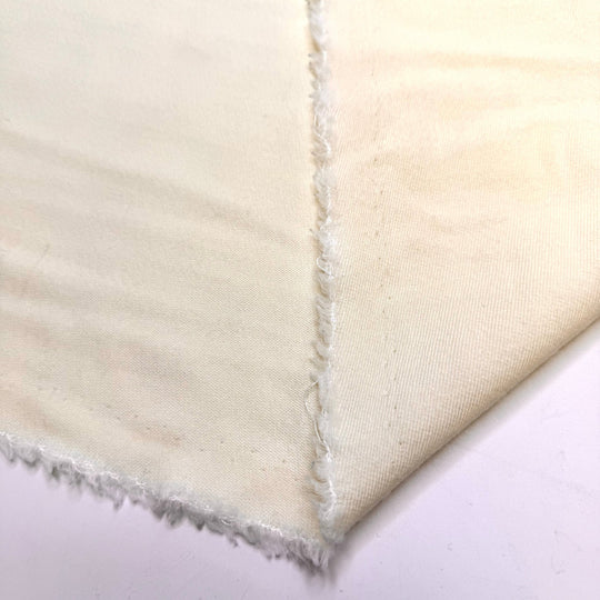 Quasar - Twill Weave Wool Woven - Cream - 2.9M Bundle - True Deadstock fabric Fabric by private - Sustainable Textile | FABCYCLE