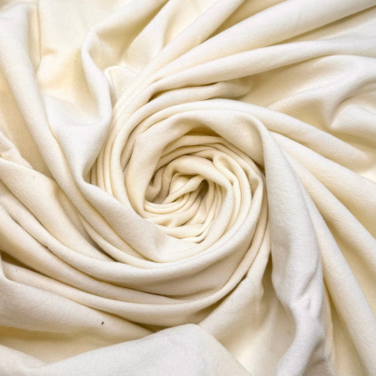 Quasar - Twill Weave Wool Woven - Cream - 2.9M Bundle - True Deadstock fabric Fabric by private - Sustainable Textile | FABCYCLE