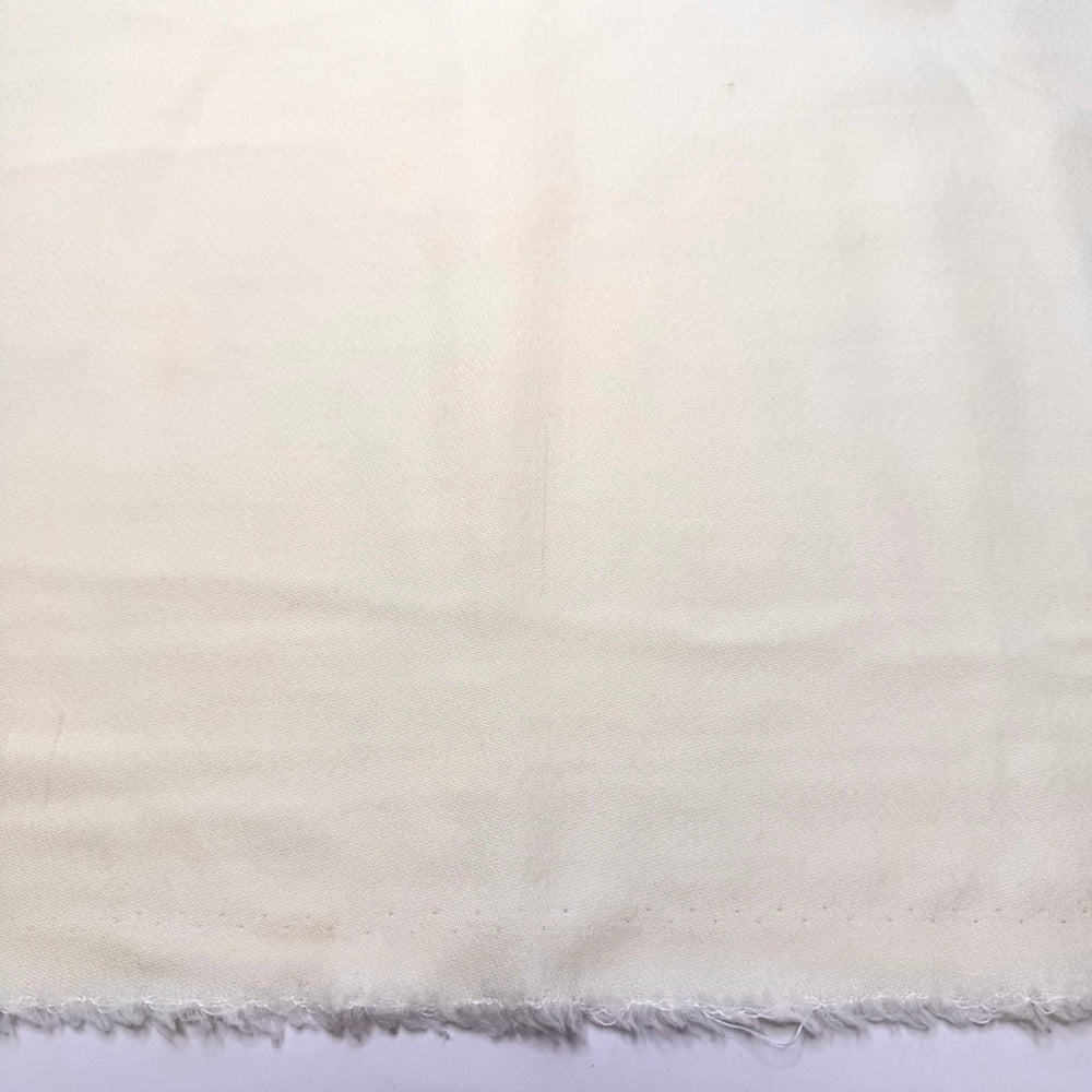 Quasar - Twill Weave Wool Woven - Cream - 2.9M Bundle - True Deadstock fabric Fabric by private - Sustainable Textile | FABCYCLE