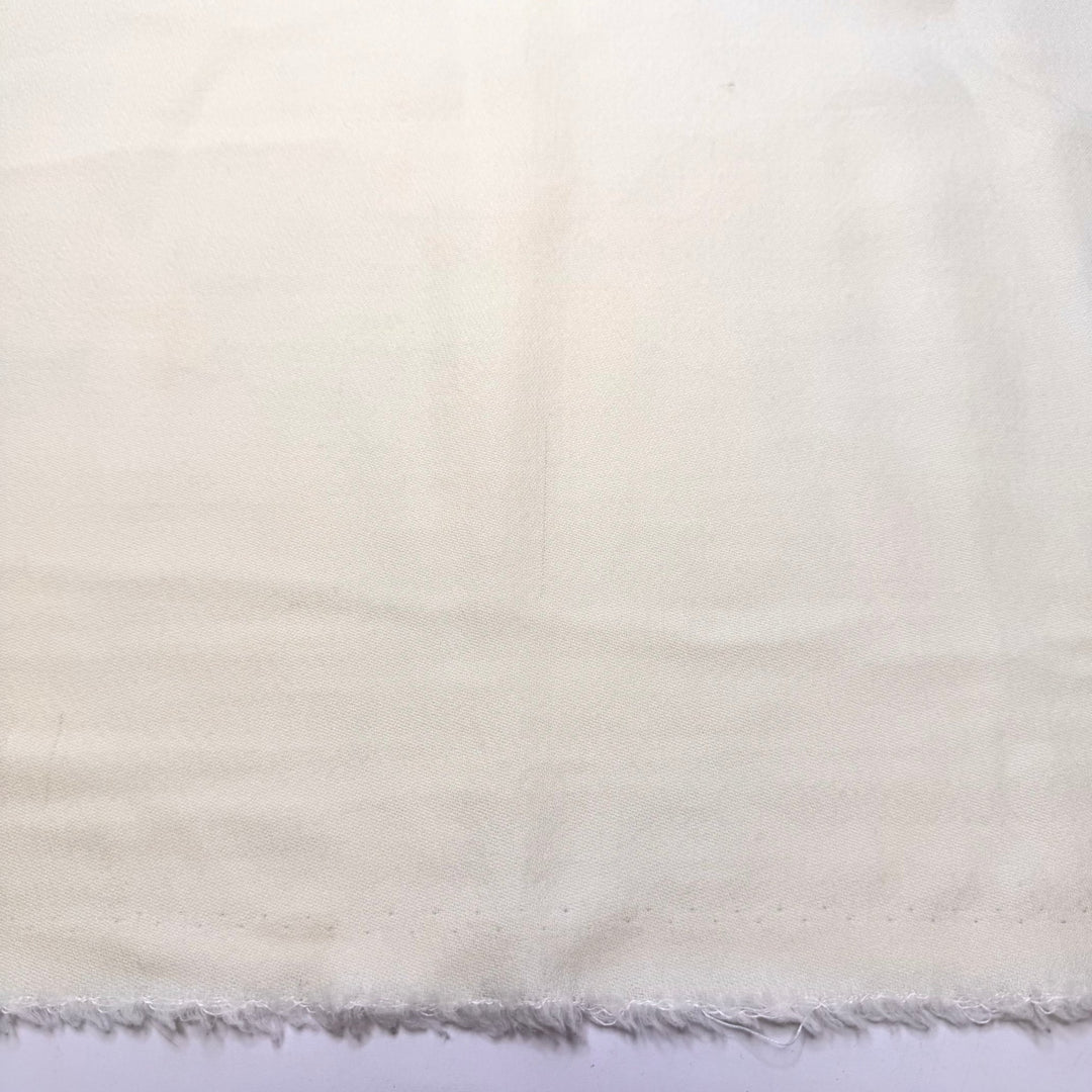 Quasar - Twill Weave Wool Woven - Cream - 2.9M Bundle - True Deadstock fabric Fabric by private - Sustainable Textile | FABCYCLE