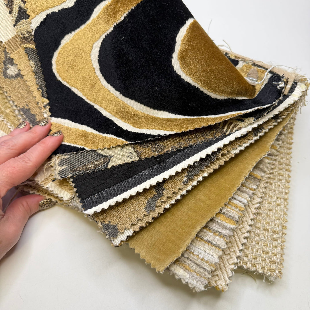 Queen Bee - Home Décor Sample Books - Medium Square - True Deadstock fabric Fabric by private - Sustainable Textile | FABCYCLE