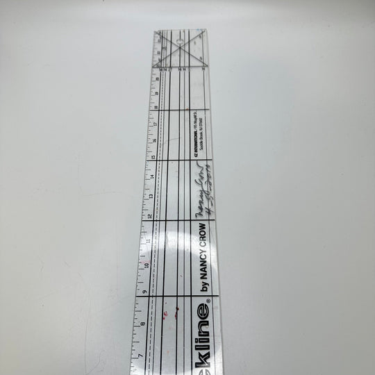 Quick Line Inch Ruler Tools - Clear - Individual - True Deadstock supplies Fabric by private - Sustainable Textile | FABCYCLE