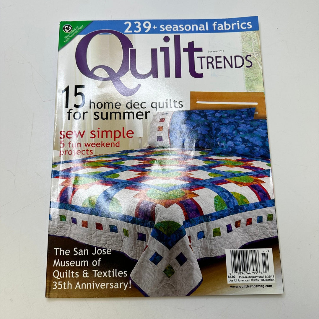 Quilt Trends Summer 2012 Books - Multi - Individual - True Deadstock supplies Fabric by private - Sustainable Textile | FABCYCLE