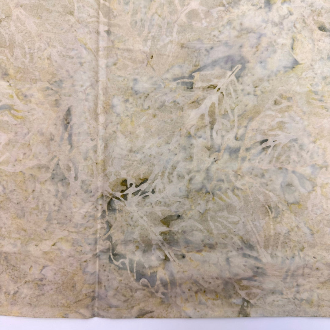 Quilted Legacy - Batik Cotton Woven - Dark Cream Abstract - 0.9M Bundle - True Deadstock fabric Fabric by private - Sustainable Textile | FABCYCLE