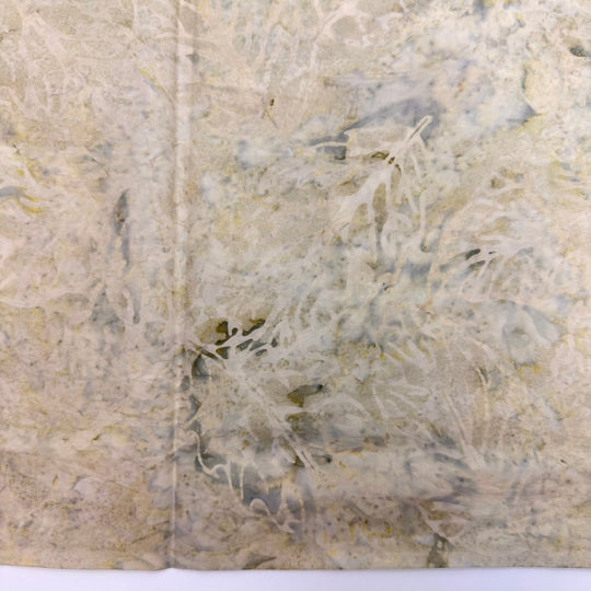 Quilted Legacy - Batik Cotton Woven - Dark Cream Abstract - 0.9M Bundle - True Deadstock fabric Fabric by private - Sustainable Textile | FABCYCLE
