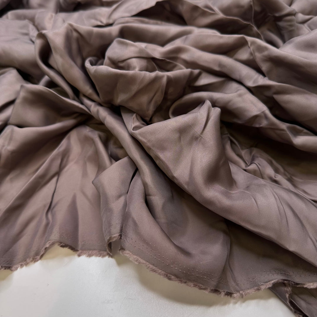 Quilted Luxury - Satin Cotton Blend Woven - Grey - 1.15M Bundle - True Deadstock fabric Fabric by private - Sustainable Textile | FABCYCLE