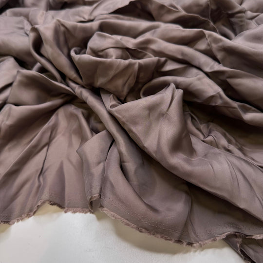 Quilted Luxury - Satin Cotton Blend Woven - Grey - 1.15M Bundle - True Deadstock fabric Fabric by private - Sustainable Textile | FABCYCLE