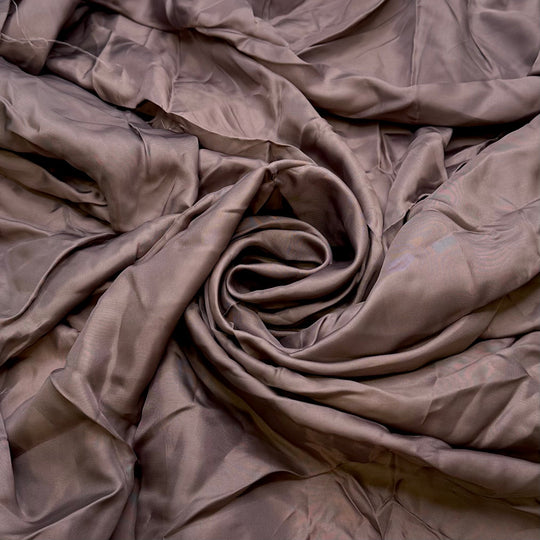 Quilted Luxury - Satin Cotton Blend Woven - Grey - 1.15M Bundle - True Deadstock fabric Fabric by private - Sustainable Textile | FABCYCLE