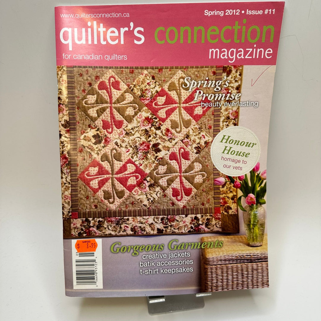 Quilters Connection Magazine Spring 2012 Books - Light Pink/Beige - Individual - True Deadstock supplies Fabric by private - Sustainable Textile | FABCYCLE