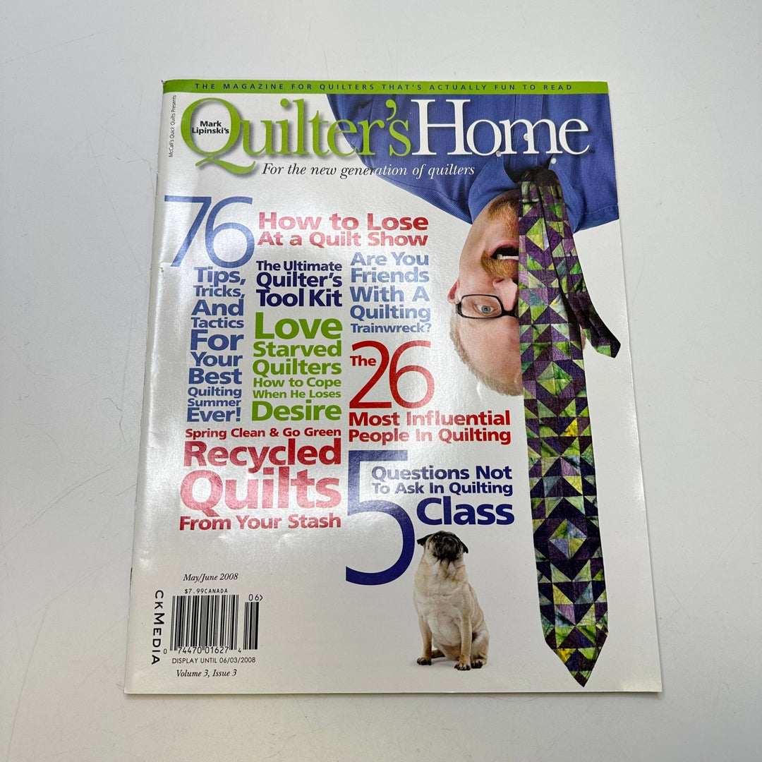 Quilters Home May June 2008 Books - White Multi - Individual - True Deadstock supplies Fabric by private - Sustainable Textile | FABCYCLE
