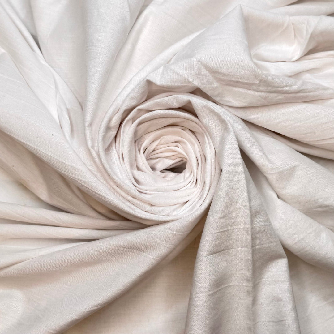 Quilters Never Quit - Cotton Woven - White - 2M Bundle - True Deadstock fabric Fabric by private - Sustainable Textile | FABCYCLE