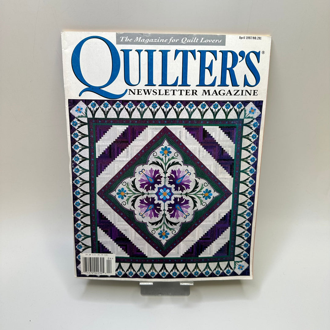 Quilters Newsletter April 1997 Books - Multi - Individual - True Deadstock supplies Fabric by private - Sustainable Textile | FABCYCLE