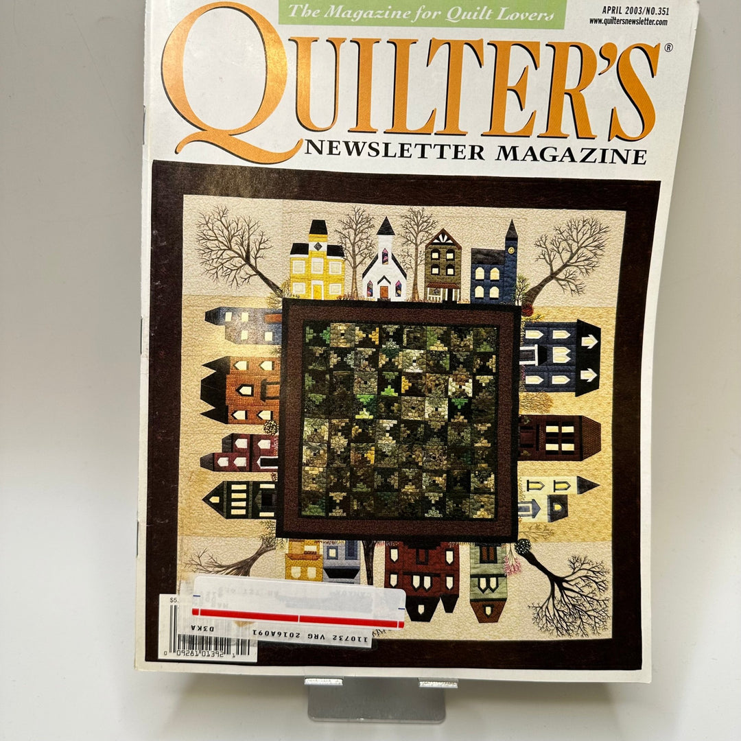 Quilters Newsletter April 2003 Books - Multi - Individual - True Deadstock supplies Fabric by private - Sustainable Textile | FABCYCLE