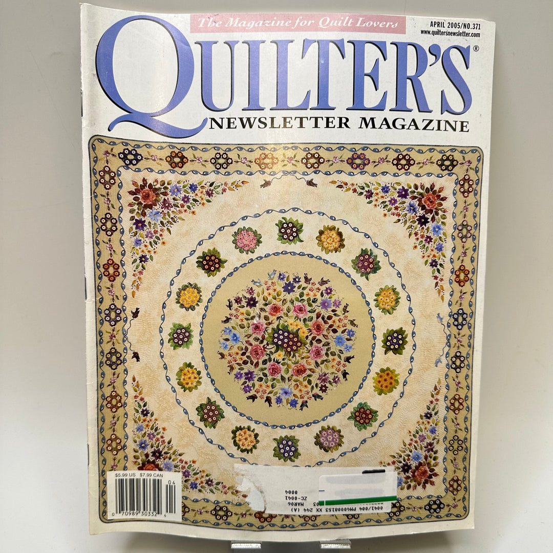 Quilters Newsletter April 2005 Books - Beige - Individual - True Deadstock supplies Fabric by private - Sustainable Textile | FABCYCLE