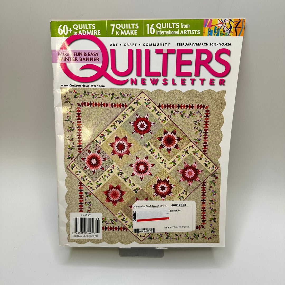 Quilters Newsletter Feb/March 2012 Books - Multi - Individual - True Deadstock supplies Fabric by private - Sustainable Textile | FABCYCLE