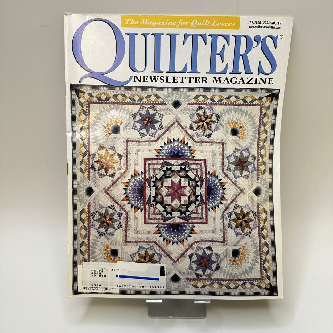 Quilters Newsletter Jan/Feb 2003 Books - Multi - Individual - True Deadstock supplies Fabric by private - Sustainable Textile | FABCYCLE