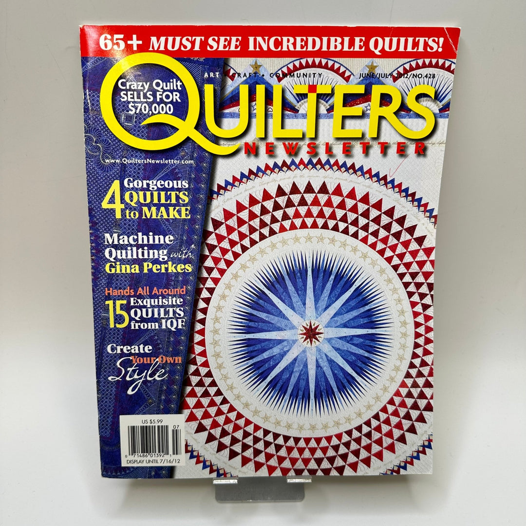 Quilters Newsletter June/July 2012 Books - Multi - Individual - True Deadstock supplies Fabric by private - Sustainable Textile | FABCYCLE