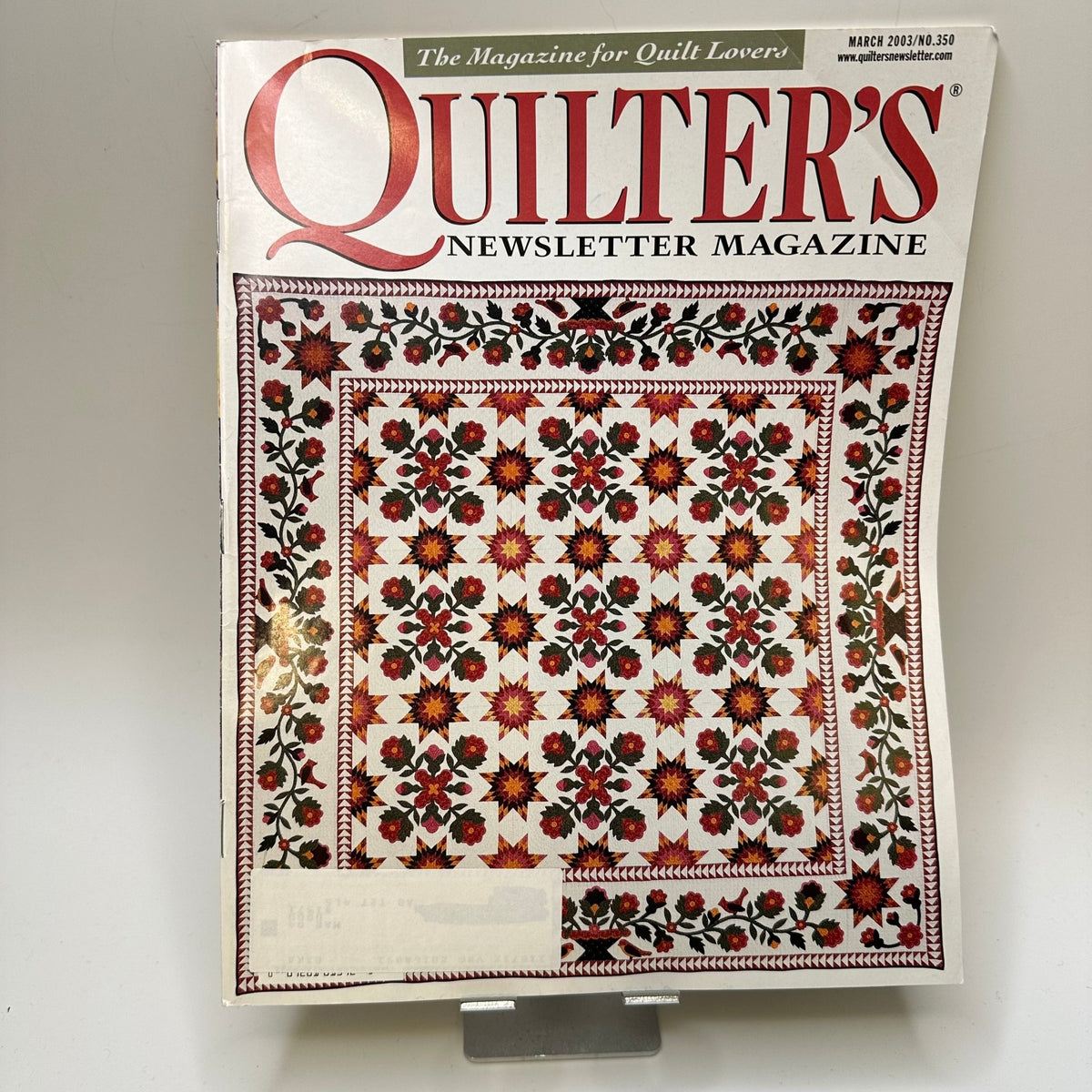Quilters Newsletter March 2003 Books - Multi - Individual - True Deadstock supplies Fabric by private - Sustainable Textile | FABCYCLE