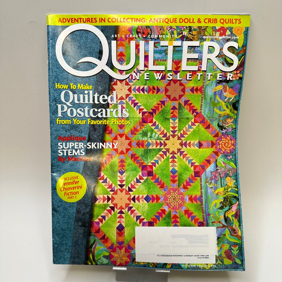 Quilters Newsletter October 2007 Books - Multi - Individual - True Deadstock supplies Fabric by private - Sustainable Textile | FABCYCLE