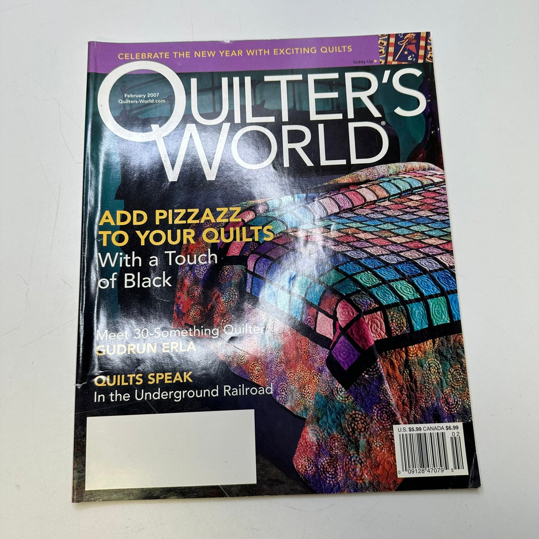 Quilters World Feb 2007 Books - Dark Multi - Individual - True Deadstock supplies Fabric by private - Sustainable Textile | FABCYCLE