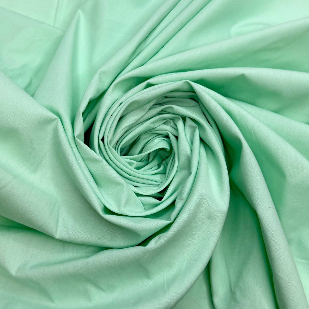 Quilting By The Sea - Cotton Blend Woven - Light Blue/Green - 0.9M Bundle - True Deadstock fabric Fabric by private - Sustainable Textile | FABCYCLE