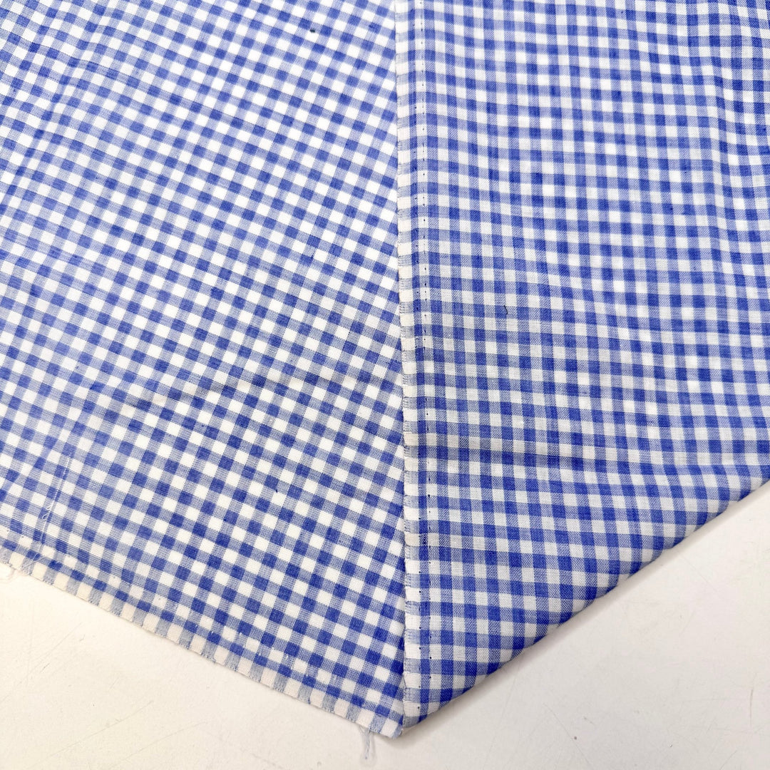 Quilting Classics - Cotton Woven - Blue/White Gingham - 1.95M Bundle - True Deadstock fabric Fabric by private - Sustainable Textile | FABCYCLE