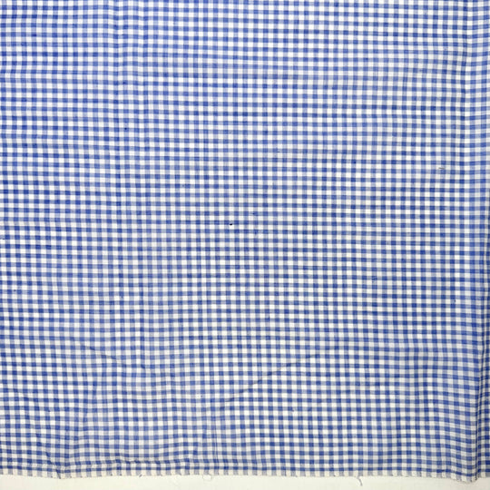 Quilting Classics - Cotton Woven - Blue/White Gingham - 1.95M Bundle - True Deadstock fabric Fabric by private - Sustainable Textile | FABCYCLE