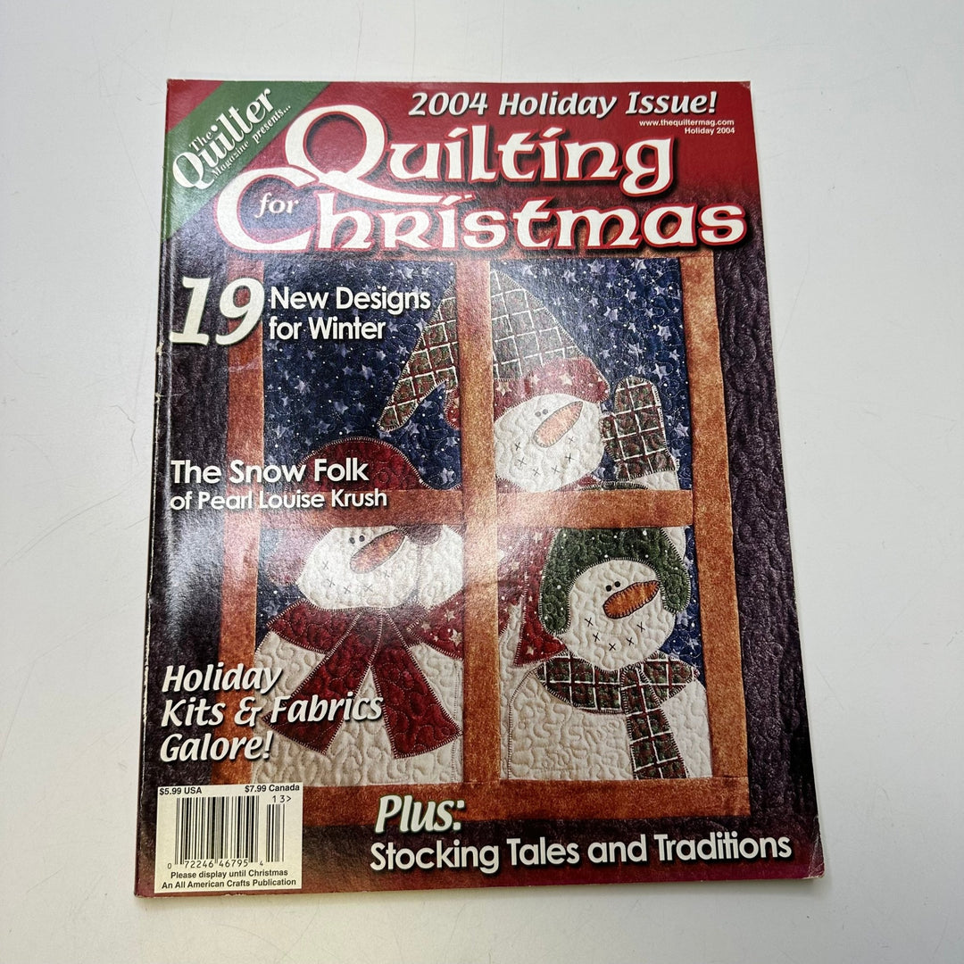 Quilting For Christmas 2004 Books - Dark Red Multi - Individual - True Deadstock supplies Fabric by private - Sustainable Textile | FABCYCLE