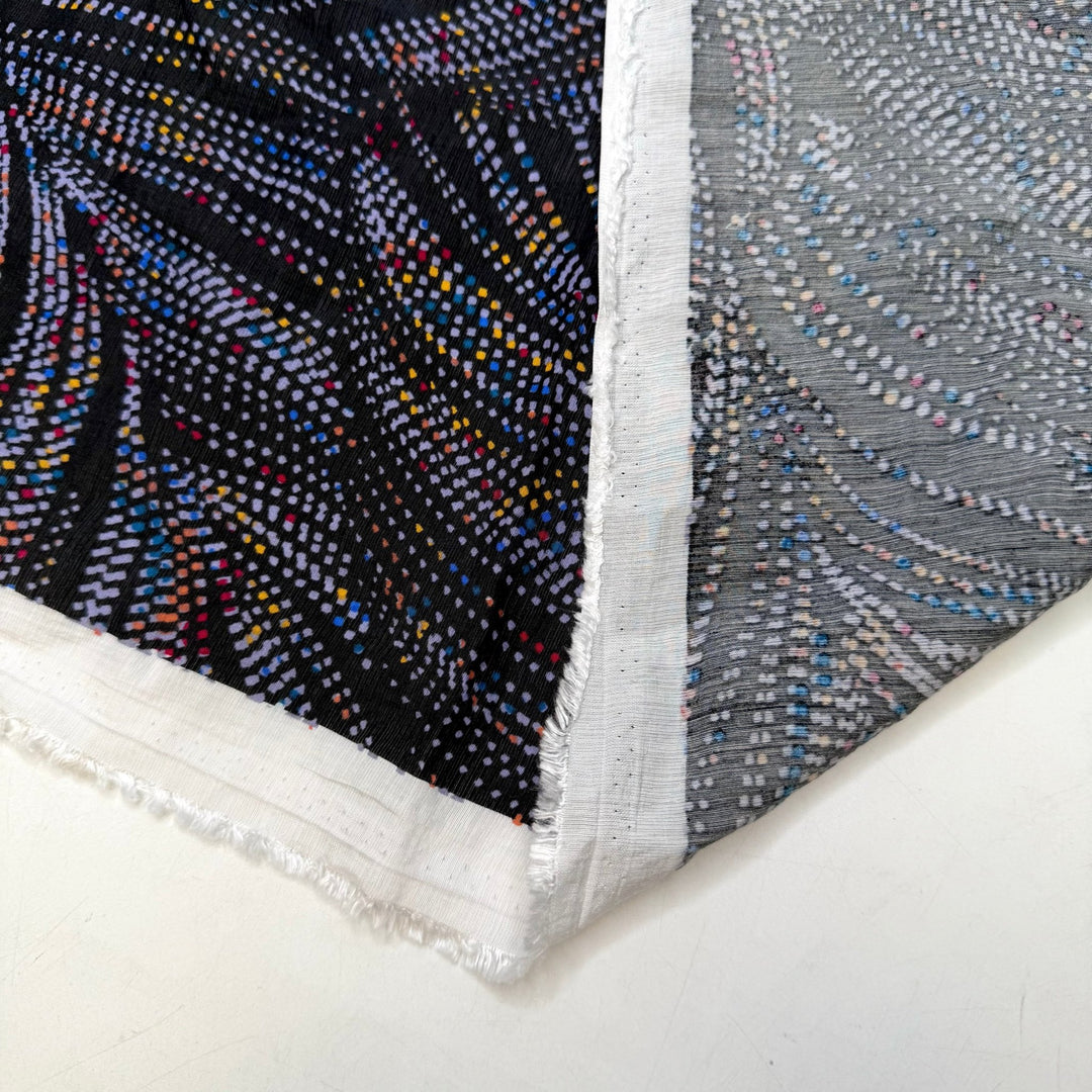 Quilting Party - Cotton Woven - Dark Grey Multi Abstract - 0.9M Bundle - True Deadstock fabric Fabric by private - Sustainable Textile | FABCYCLE