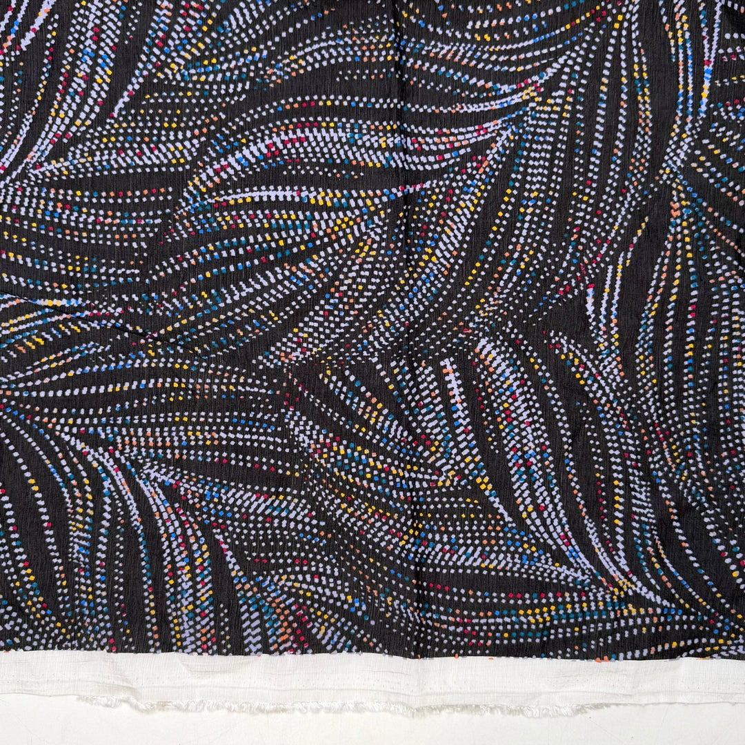 Quilting Party - Cotton Woven - Dark Grey Multi Abstract - 0.9M Bundle - True Deadstock fabric Fabric by private - Sustainable Textile | FABCYCLE