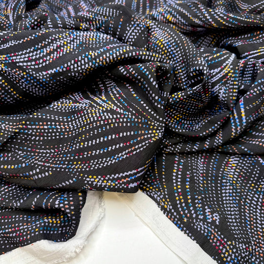 Quilting Party - Cotton Woven - Dark Grey Multi Abstract - 0.9M Bundle - True Deadstock fabric Fabric by private - Sustainable Textile | FABCYCLE