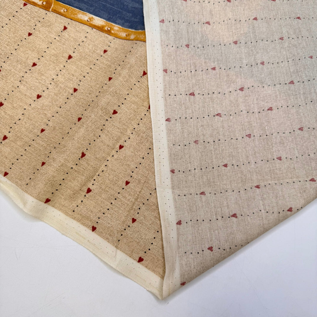 Quilting With Friends - Vintage Cotton Woven - Beige Multi Stuffed Animal Tea Party - 0.8M Bundle - True Deadstock fabric Fabric by private - Sustainable Textile | FABCYCLE