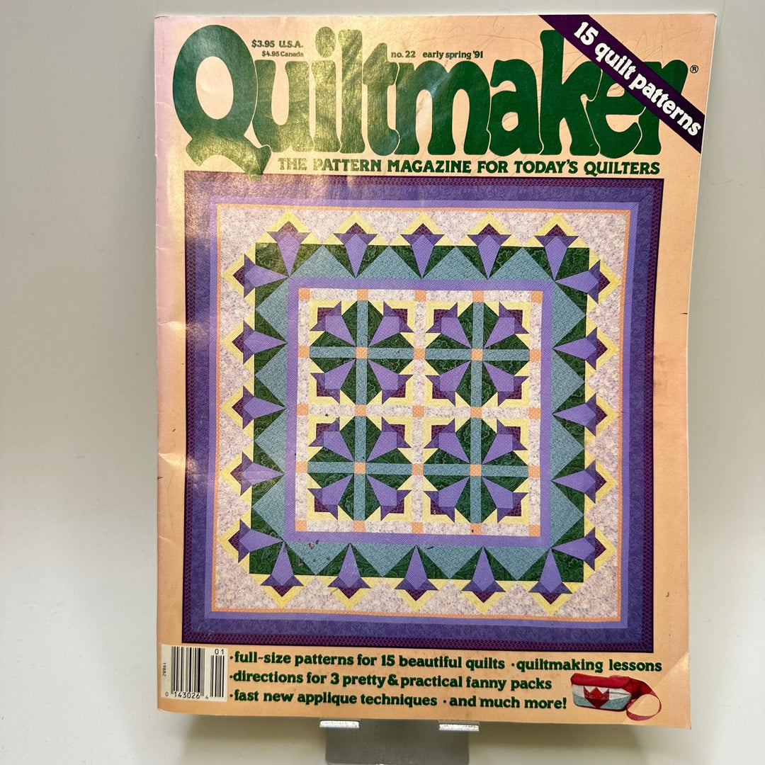 Quiltmaker Early Spring 1991 Books - Light Purple - Individual - True Deadstock supplies Fabric by private - Sustainable Textile | FABCYCLE