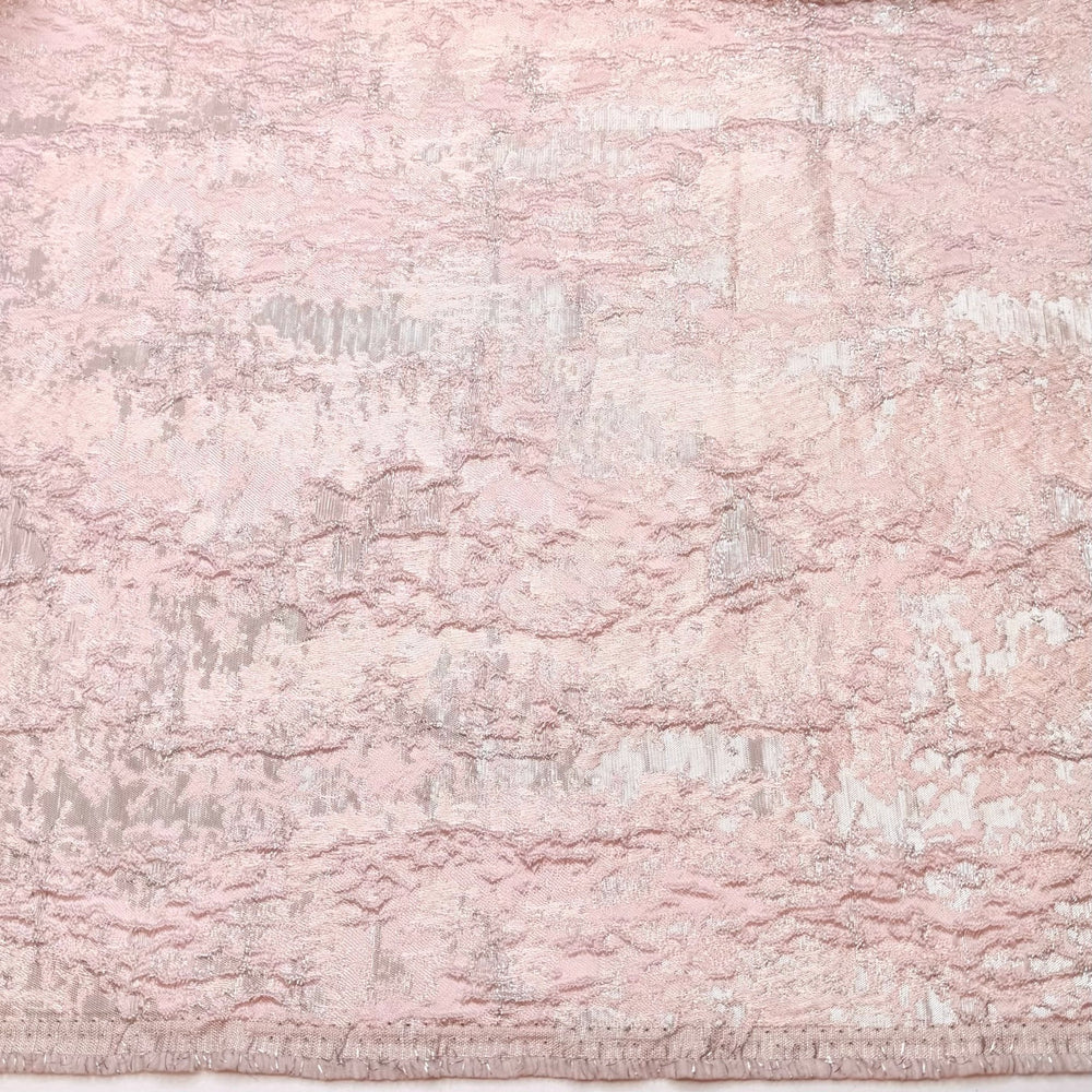 Quinceañera - Metallic Polyester Blend Woven - Pink/Silver - 1.4M Bundle - True Deadstock fabric Fabric by private - Sustainable Textile | FABCYCLE