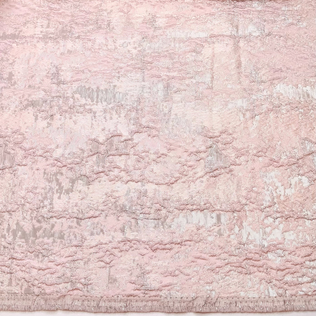 Quinceañera - Metallic Polyester Blend Woven - Pink/Silver - 1.4M Bundle - True Deadstock fabric Fabric by private - Sustainable Textile | FABCYCLE