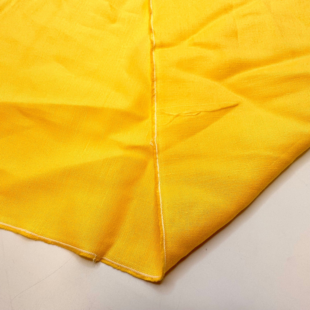 Radiant Personality - Cotton Woven - Yellow - 2.2M Bundle - True Deadstock fabric Fabric by private - Sustainable Textile | FABCYCLE
