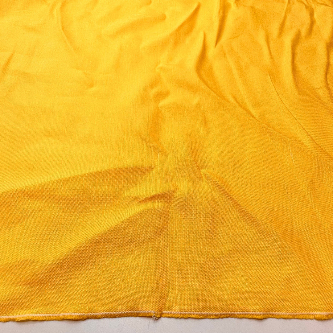Radiant Personality - Cotton Woven - Yellow - 2.2M Bundle - True Deadstock fabric Fabric by private - Sustainable Textile | FABCYCLE
