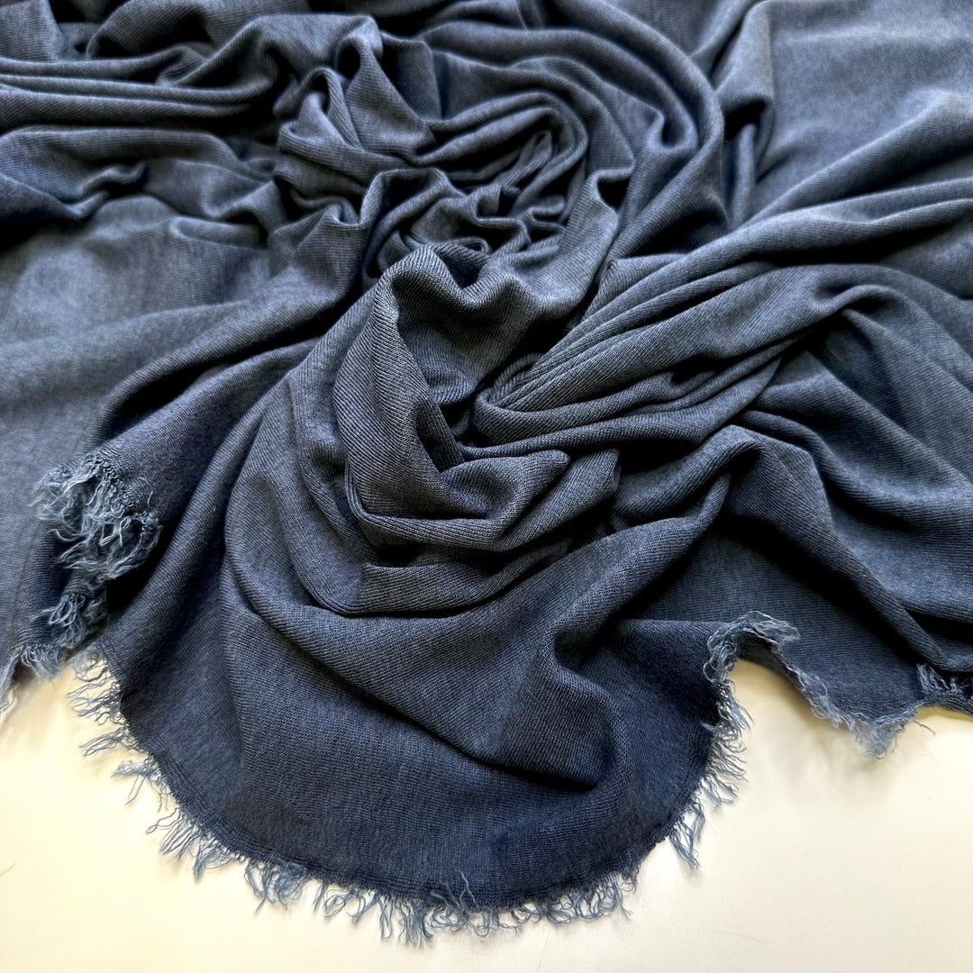 Rain Every Season - Jersey Tencel/Spandex Knit - Dark Grey - 0.95M Bundle - True Deadstock fabric Fabric by private - Sustainable Textile | FABCYCLE