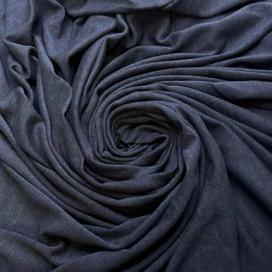 Rain Every Season - Jersey Tencel/Spandex Knit - Dark Grey - 0.95M Bundle - True Deadstock fabric Fabric by private - Sustainable Textile | FABCYCLE