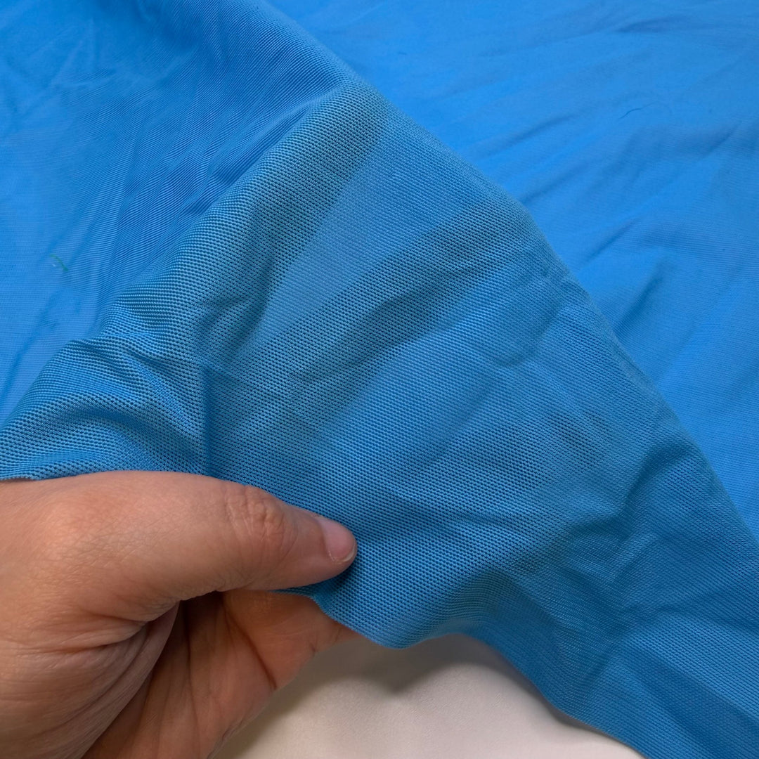 Rain Rain Rain - Mesh Poly/Spandex Knit - Light Blue - 2.3M Bundle - True Deadstock fabric Fabric by private - Sustainable Textile | FABCYCLE