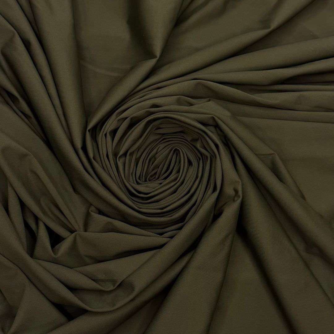 Rainforest Rapids - Jersey Nylon/Spandex Knit - Dark Green - 1M Bundle - True Deadstock fabric Fabric by private - Sustainable Textile | FABCYCLE